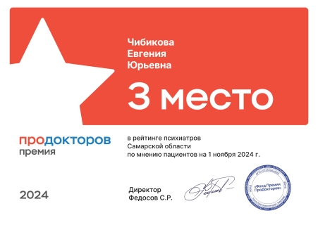 Скан сертификата.