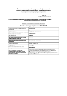 Скан сертификата.