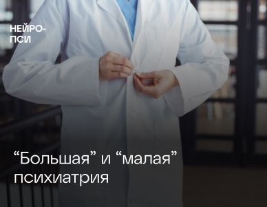 «Большая» и «малая» психиатрия