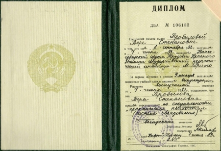 Скан сертификата.