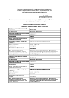 Скан сертификата.