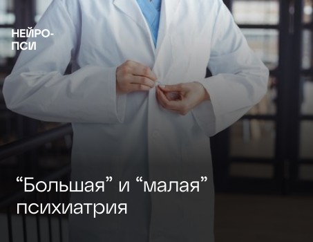 «Большая» и «малая» психиатрия